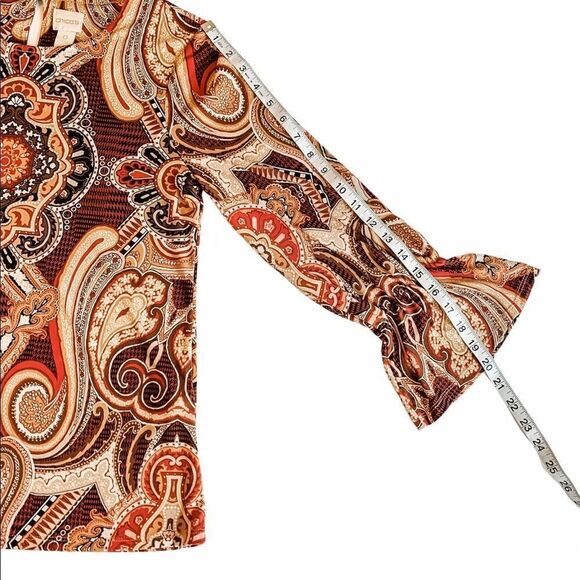 🍋 Chico’s • 3/4 Sleeve Boho Top - Picture 13 of 13